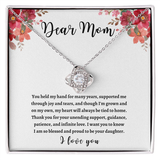[50% OFF TODAY] DEAR MOM - LOVE KNOT NECKLACE