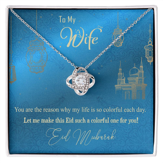 Almost Sold Out - TO MY WIFE FOR EID – LOVE KNOT NECKLACE