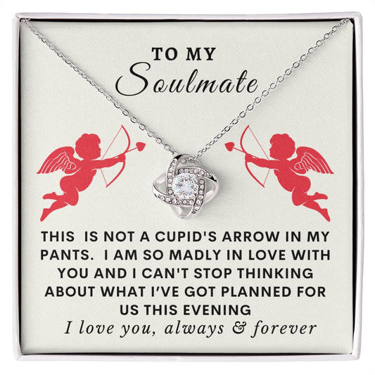 Almost Sold Out - TO MY SOULMATE - LOVE KNOT NECKLACE