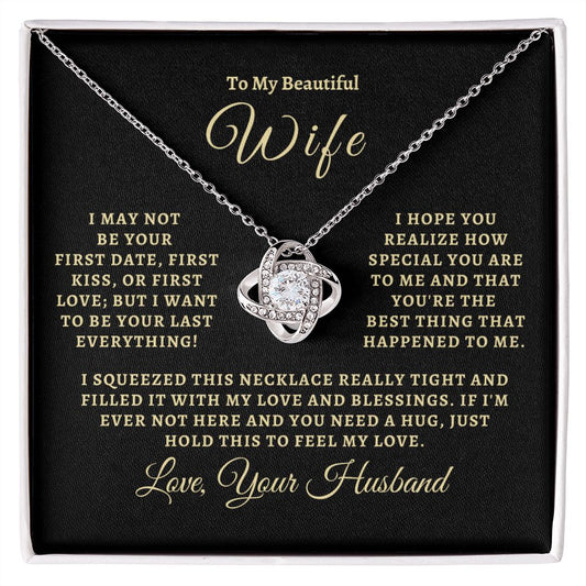 [Almost Sold Out] TO MY BEAUTIFUL WIFE - LOVE KNOT NECKLACE