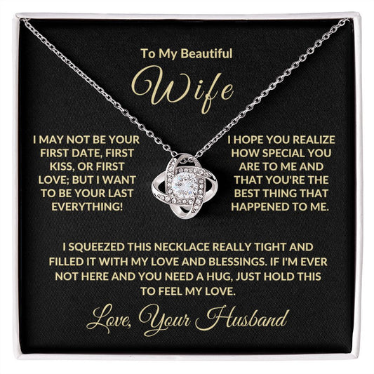 [Almost Sold Out] TO MY BEAUTIFUL WIFE - LOVE KNOT NECKLACE