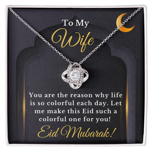 Almost Sold Out - To My Wife For Eid - Love Knot Necklace