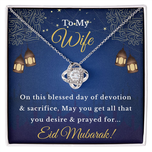 Almost Sold Out - To My Wife For Eid - Love Knot Necklace