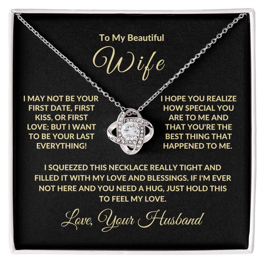 [Almost Sold Out] TO MY BEAUTIFUL WIFE - LOVE KNOT NECKLACE