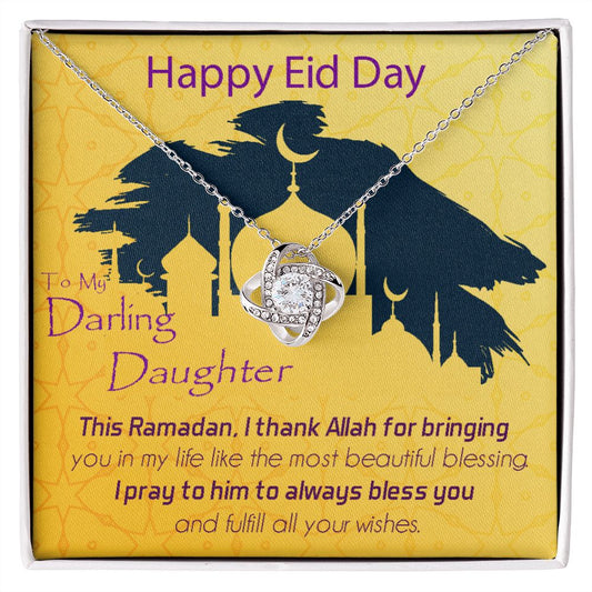 Almost Sold Out - TO MY DAUGHTER FOR EID – LOVE KNOT NECKLACE