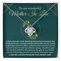 Almost Sold Out - TO MY WONDERFUL MOTHER - IN - LAW - LOVE KNOT NECKLACE