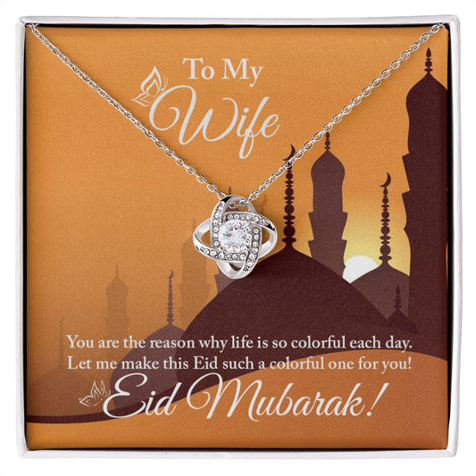 Almost Sold Out - TO MY WIFE FOR EID – LOVE KNOT NECKLACE