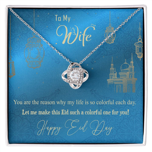 Almost Sold Out - TO MY WIFE FOR EID – LOVE KNOT NECKLACE