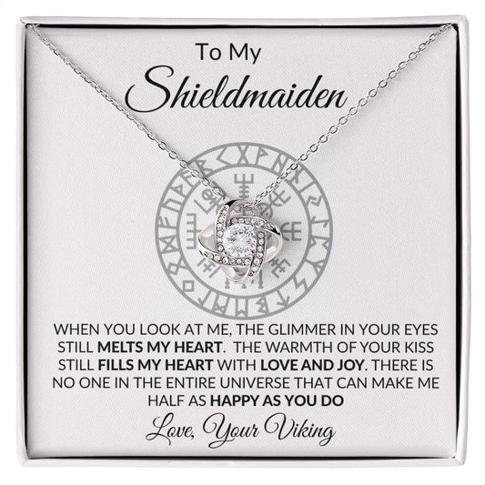 Almost Sold Out -  TO MY SHIELDMAIDEN - LOVE KNOT NECKLACE