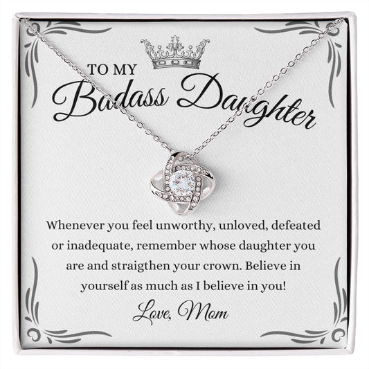 [50% OFF TODAY] TO MY BADASS DAUGHTER - LOVE MOM