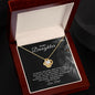[50% OFF TODAY] TO MY DAUGHTER - LOVE DAD - LOVE KNOT NECKLACE