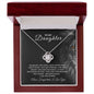 [ALMOST SOLD OUT] TO MY DAUGHTER - LOVE KNOT NECKLACE