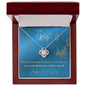 Almost Sold Out - TO MY WIFE FOR EID – LOVE KNOT NECKLACE