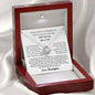 Almost sold out- Personalized Necklace - To my Wife - Wedding Song - Beautiful Love Knot Necklace