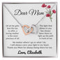 Almost sold out- To my Mom - Beautiful Interlocking Hearts Necklace