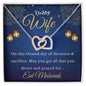 Almost Sold Out - To My Wife For Eid - Interlocking Hearts Necklace