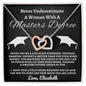 Almost sold out- To my Daughter For Graduation - Beautiful Interlocking Hearts Necklace