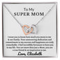Almost sold out- To my Mom - Beautiful Interlocking Hearts Necklace