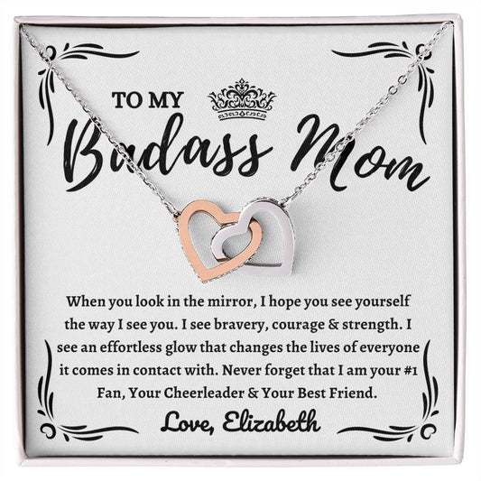 Almost sold out- To my Mom - Beautiful Interlocking Hearts Necklace