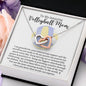 Almost Sold Out- To My Amazing Volleyball Mom - Interlocking Hearts Necklace
