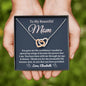 Almost sold out- To my Mom - Beautiful Interlocking Hearts Necklace
