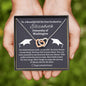 Almost sold out- To my Daughter For Graduation - Beautiful Interlocking Hearts Necklace