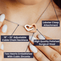 Almost Sold Out - To My Wife For Eid - Interlocking Hearts Necklace