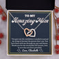 Almost sold out- To my Mom - Beautiful Interlocking Hearts Necklace