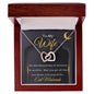 Almost Sold Out - TO MY WIFE FOR EID - INTERLOCKING HEARTS NECKLACE