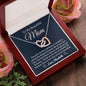 Almost sold out- To my Mom - Beautiful Interlocking Hearts Necklace