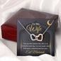 Almost Sold Out - TO MY WIFE FOR EID - INTERLOCKING HEARTS NECKLACE