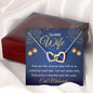 Almost Sold Out - TO MY WIFE FOR EID - INTERLOCKING HEARTS NECKLACE