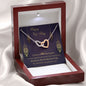 Almost Sold Out - TO MY WIFE FOR EID – INTERLOCKING HEARTS NECKLACE