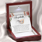 Almost sold out- To my Daughter For Graduation - Beautiful Interlocking Hearts Necklace