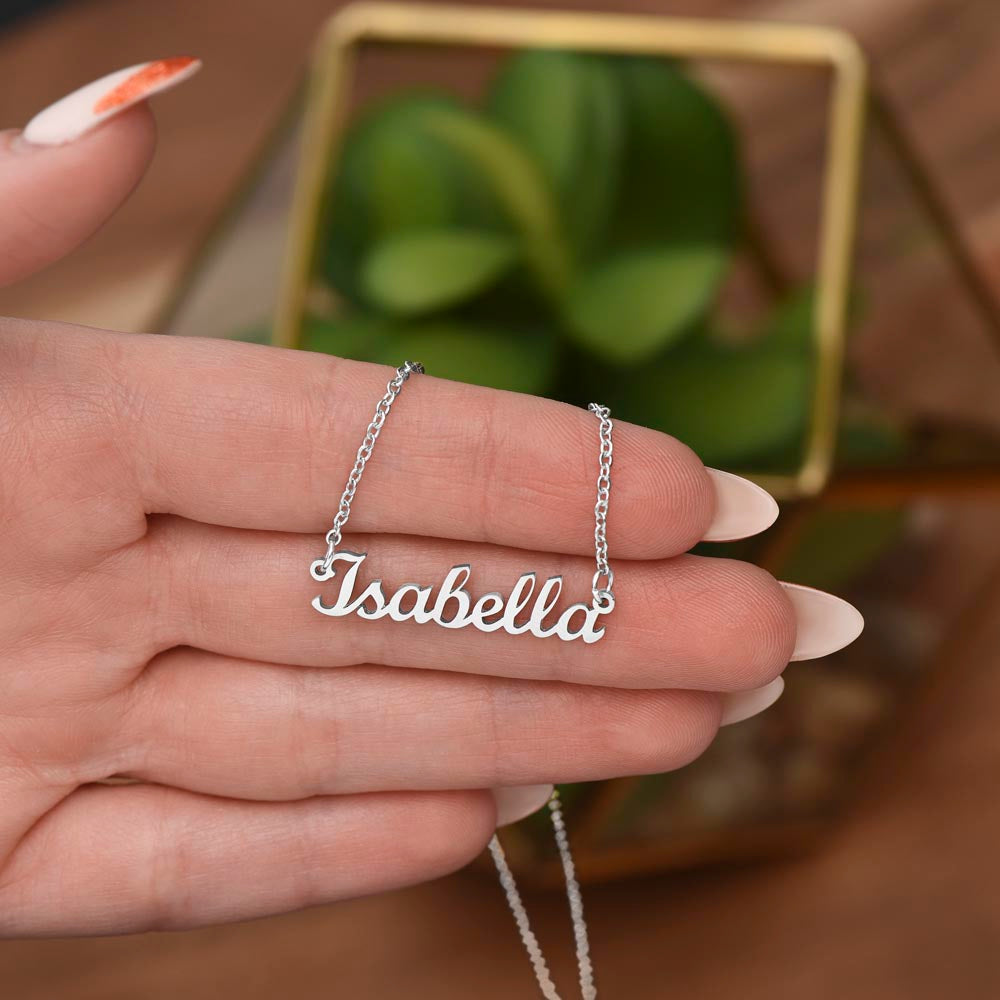 [50% OFF, GET YOURS TODAY] TO MY WIFE I PERSONALIZED NAME NECKLACE I MADE & SHIPS FROM THE USA