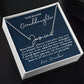 Almost Sold Out -  TO MY GRANDDAUGHTER - SIGNATURE STYLE NAME NECKLACE