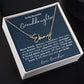 Almost Sold Out -  TO MY GRANDDAUGHTER - SIGNATURE STYLE NAME NECKLACE