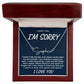 Almost Sold Out -  I AM SORRY - SIGNATURE CURSIVE NAME NECKLACE