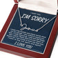 Almost Sold Out -  I AM SORRY - SIGNATURE CURSIVE NAME NECKLACE