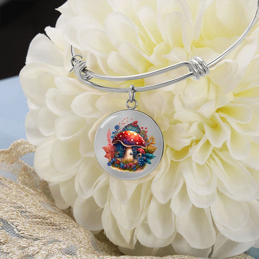 mushrooms (20) CIRCULAR LUXURY BANGLE ETSY