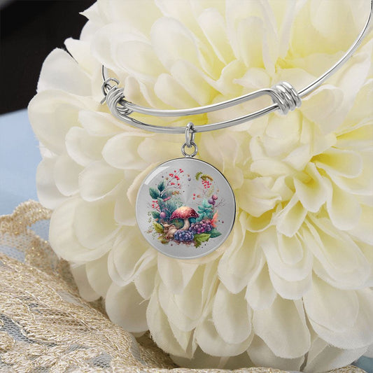 mushrooms (6) CIRCULAR LUXURY BANGLE ETSY