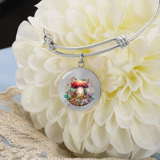mushrooms (5) CIRCULAR LUXURY BANGLE ETSY