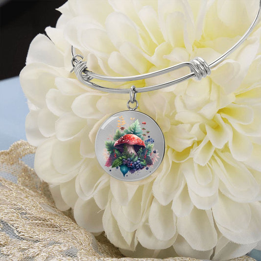 mushrooms (21) CIRCULAR LUXURY BANGLE ETSY