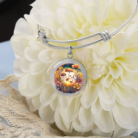 mushrooms (9) CIRCULAR LUXURY BANGLE ETSY