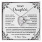 [ALMOST SOLD OUT] TO MY DAUGHTER - FOREVER LOVE NECKLACE