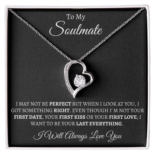 Almost Sold Out -  TO MY SOULMATE - FOREVER LOVE NECKLACE