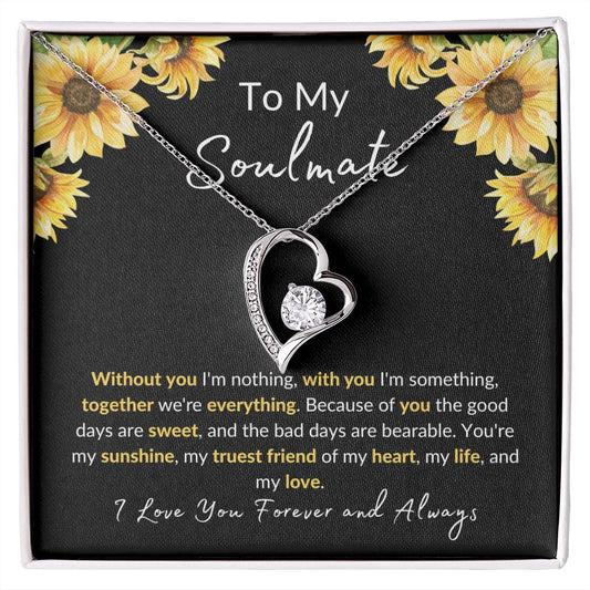 TO MY SOULMATE - FOREVER LOVE NECKLACE