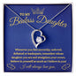 [Almost Sold Out] TO MY BADASS DAUGHTER - FOREVER LOVE NECKLACE