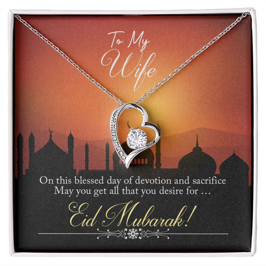 Almost Sold Out - To My Wife For Eid - Forever Love Necklace