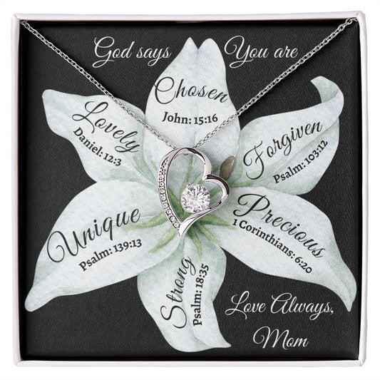 Almost Sold Out -  TO MY DAUGHTER - FOREVER LOVE NECKLACE